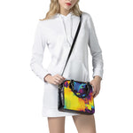 Psychedelic Acid Print Shoulder Handbag