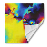 Psychedelic Acid Print Silk Bandana