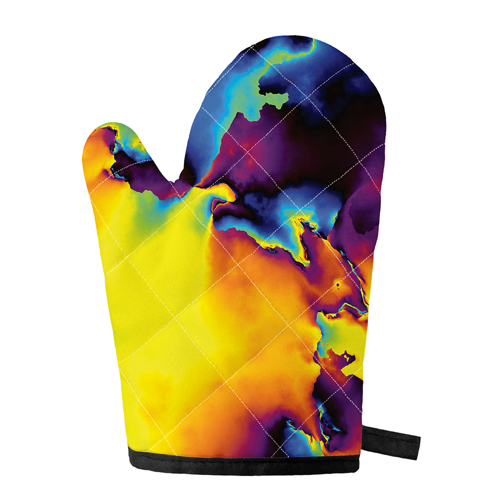 Psychedelic Acid Print Single Oven Mitt