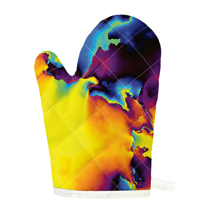 Psychedelic Acid Print Single Oven Mitt