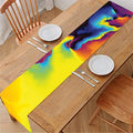 Psychedelic Acid Print Table Runner