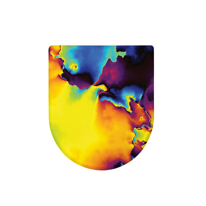 Psychedelic Acid Print Toilet Lid Cover