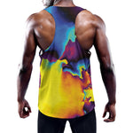 Psychedelic Acid Print Training Tank Top