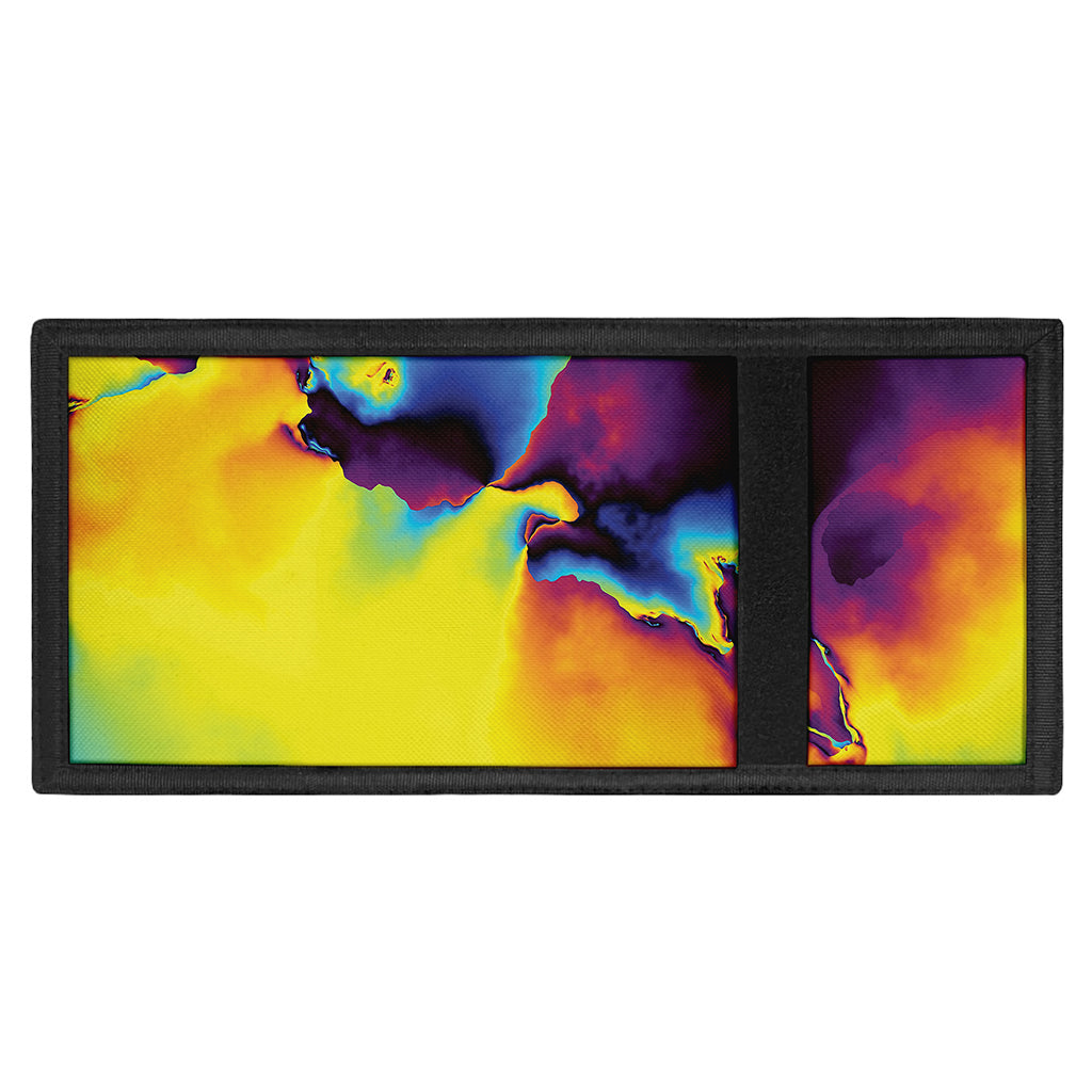 Psychedelic Acid Print Trifold Wallet