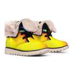 Psychedelic Acid Print Winter Boots