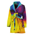 Psychedelic Acid Print Women's Bathrobe