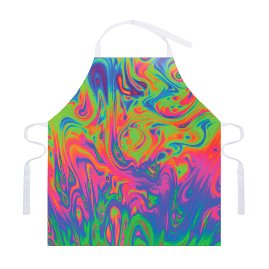 Psychedelic Bubble Print Adjustable Apron