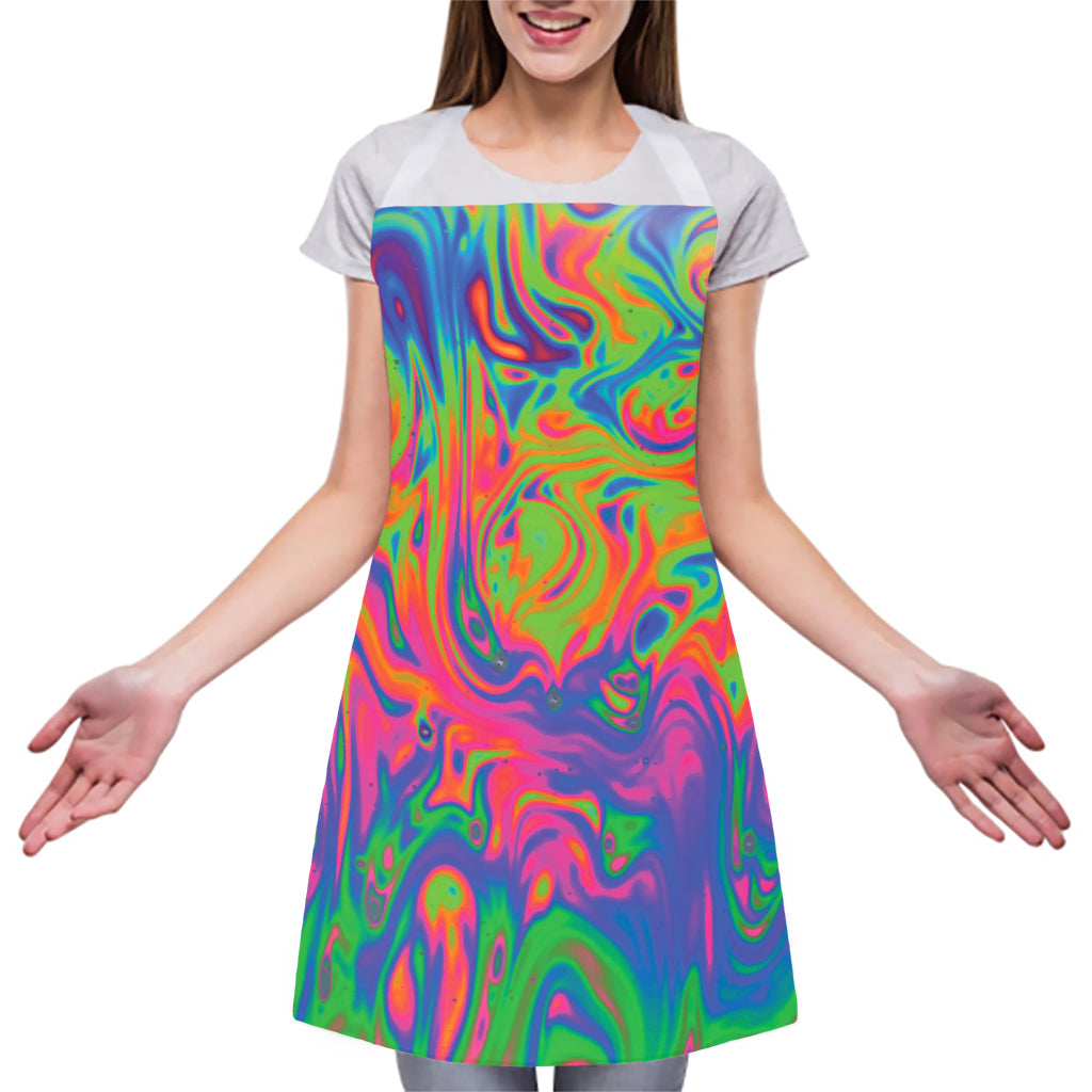 Psychedelic Bubble Print Adjustable Apron