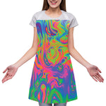 Psychedelic Bubble Print Adjustable Apron