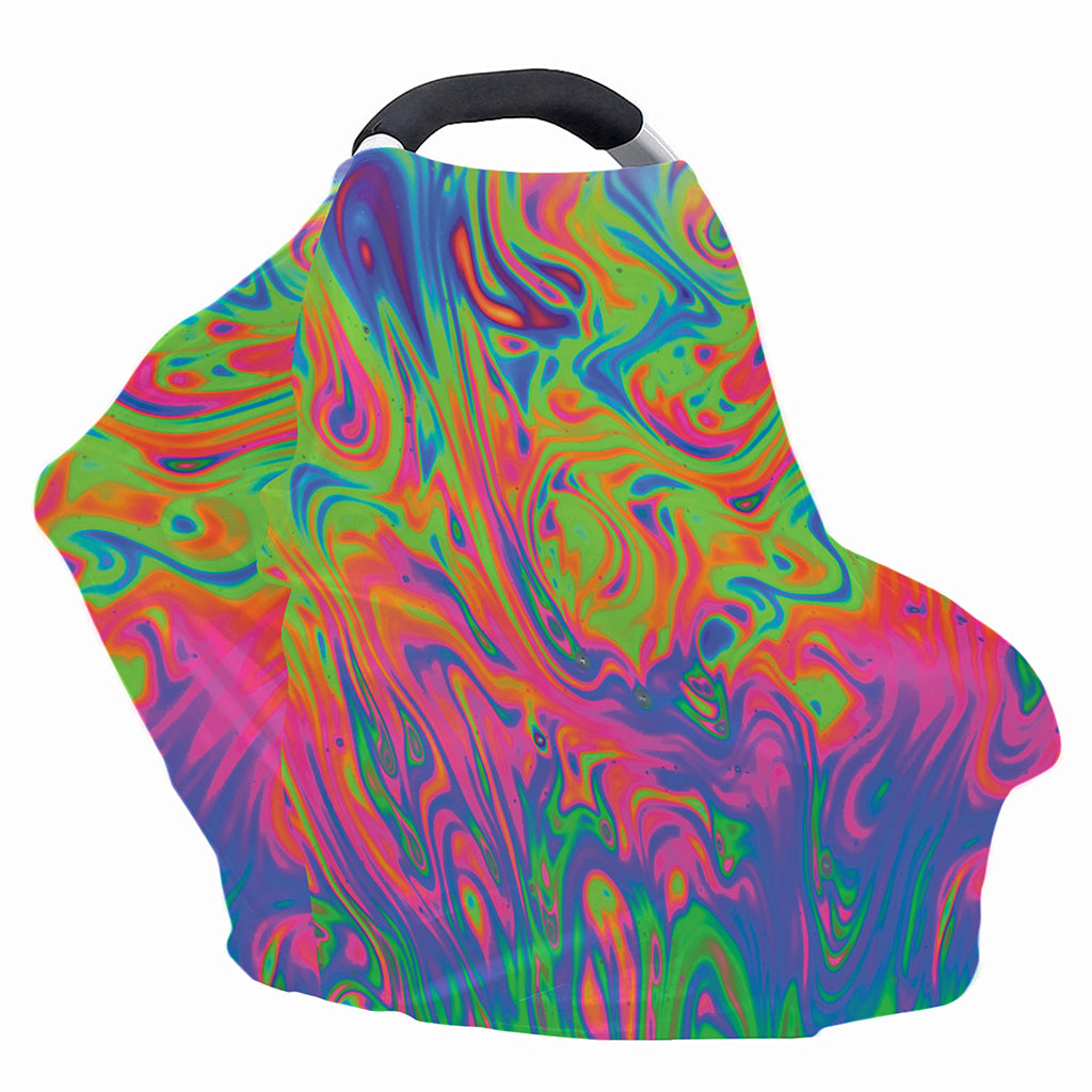 Psychedelic Bubble Print Baby Seat Cover
