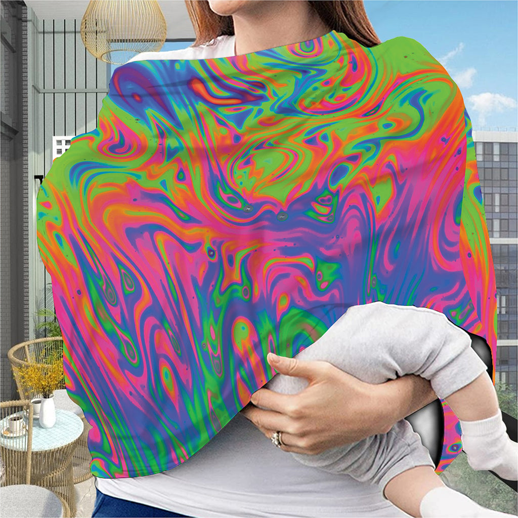 Psychedelic Bubble Print Baby Seat Cover