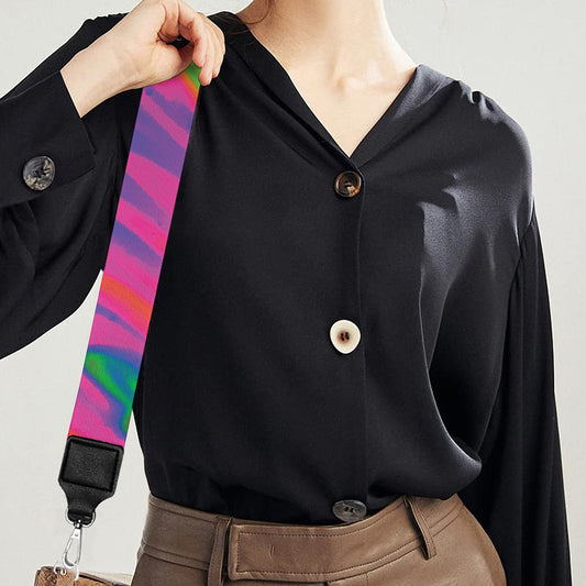 Psychedelic Bubble Print Bag Strap