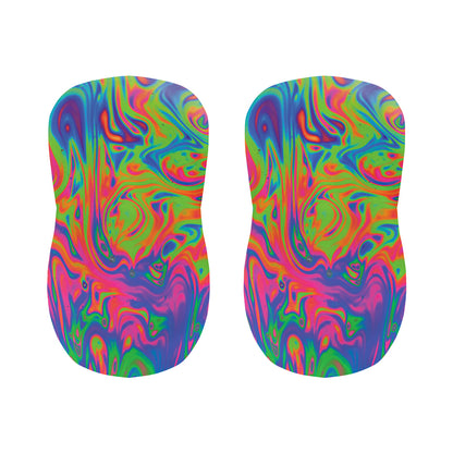 Psychedelic Bubble Print Bar Stool Covers