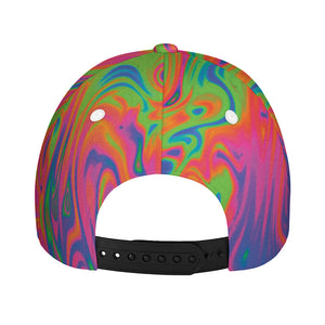 Psychedelic Bubble Print Baseball Cap