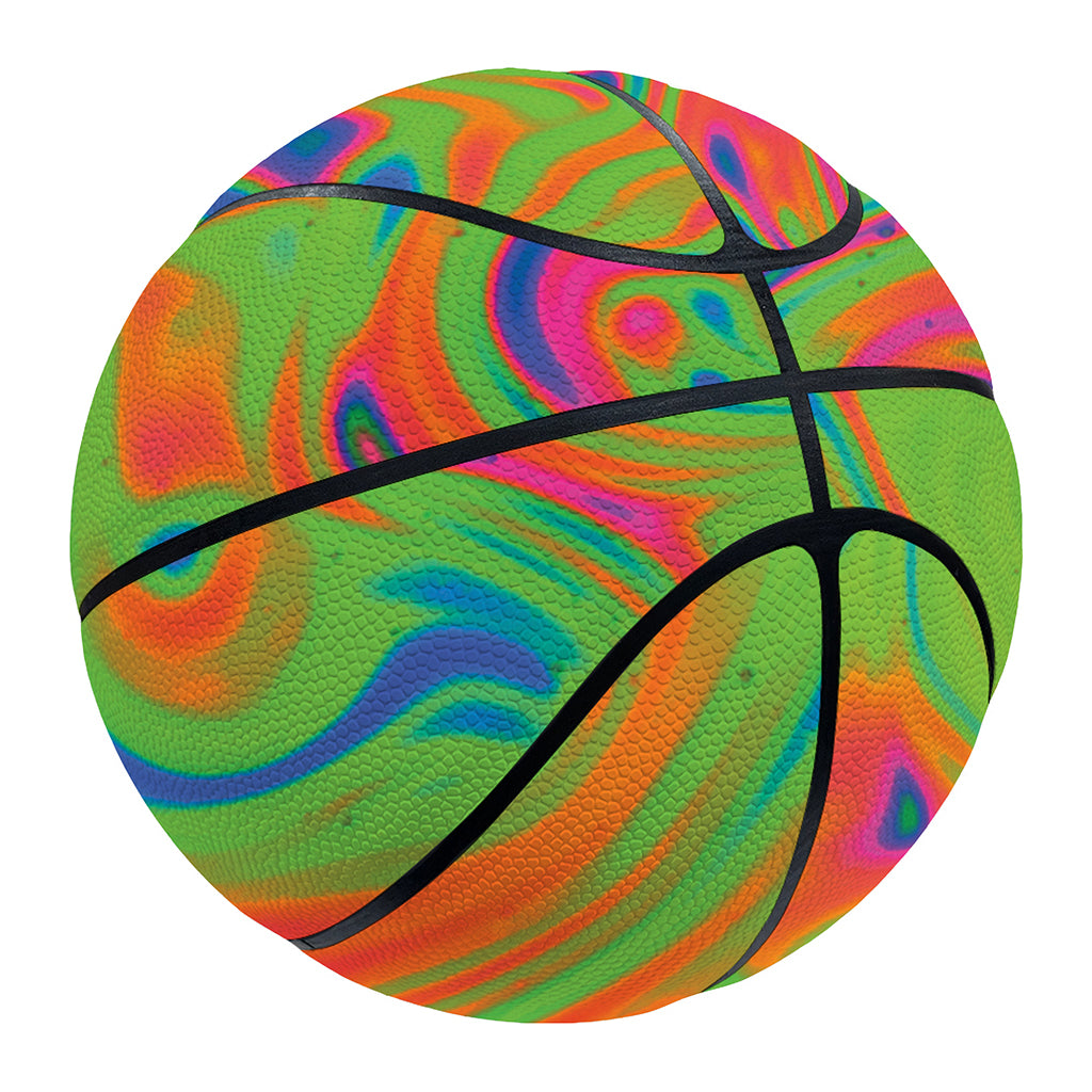 Psychedelic Bubble Print Basketball