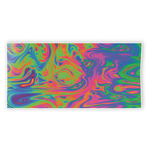 Psychedelic Bubble Print Beach Towel