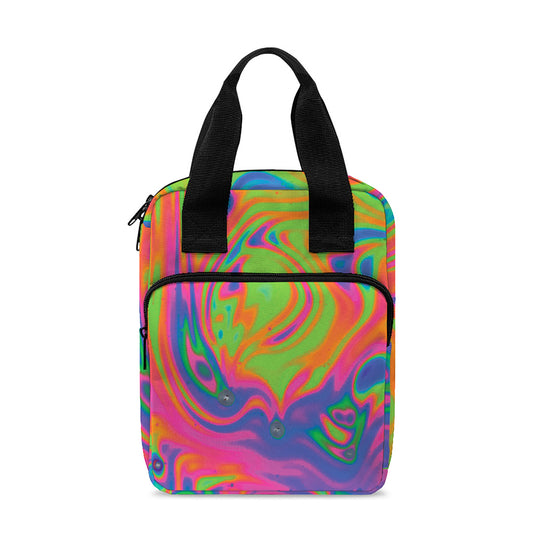 Psychedelic Bubble Print Bible Tote Bag