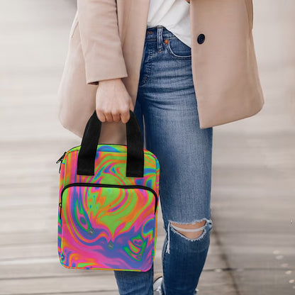 Psychedelic Bubble Print Bible Tote Bag