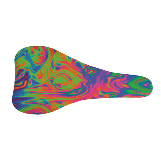 Psychedelic Bubble Print Bicycle Seat Cover