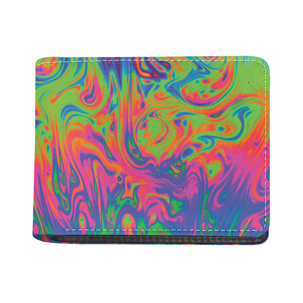 Psychedelic Bubble Print Bifold Wallet
