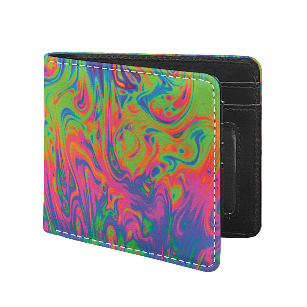 Psychedelic Bubble Print Bifold Wallet