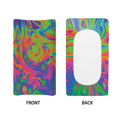 Psychedelic Bubble Print Changing Pad Cover