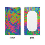 Psychedelic Bubble Print Changing Pad Cover