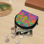 Psychedelic Bubble Print Coin Purse
