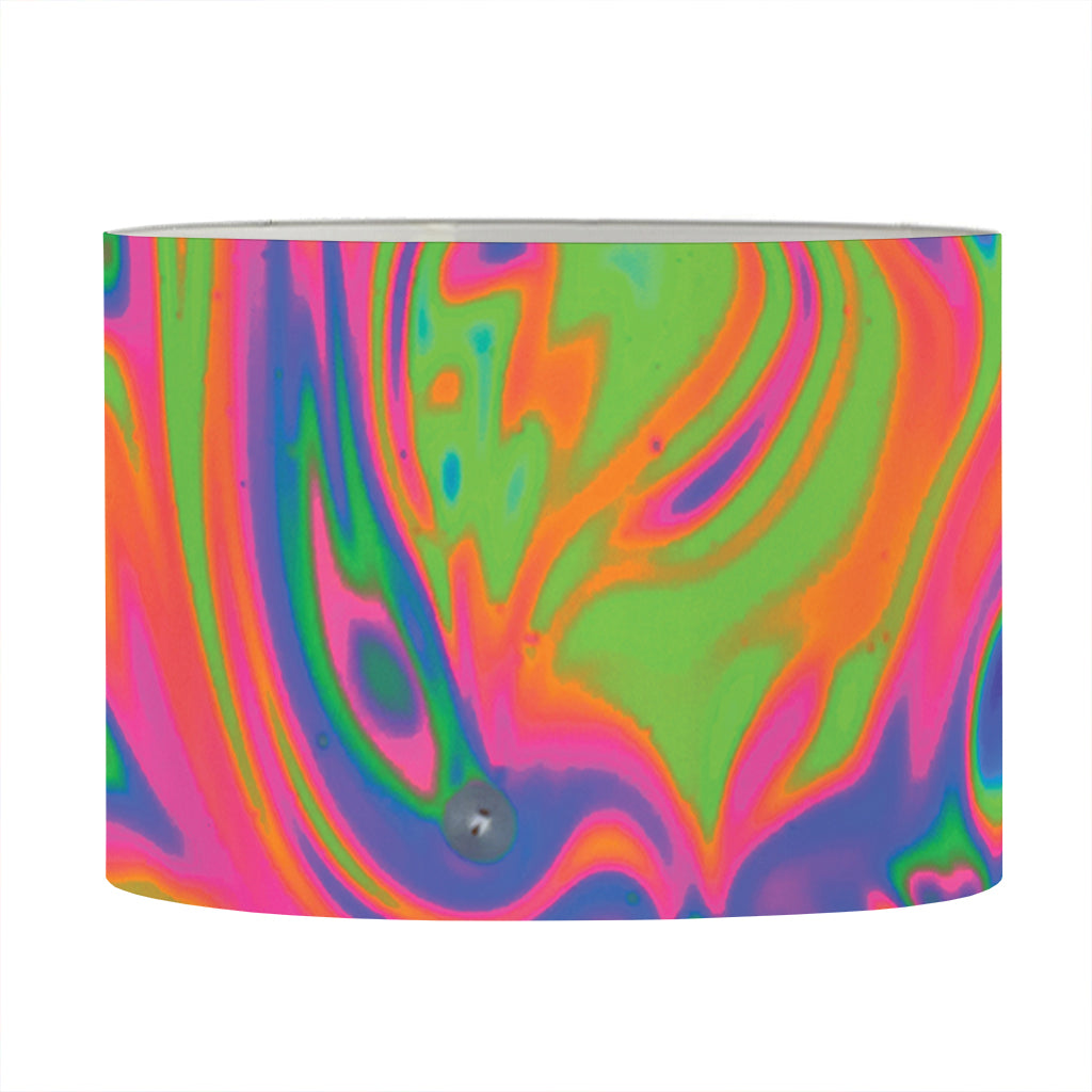 Psychedelic Bubble Print Drum Lamp Shade