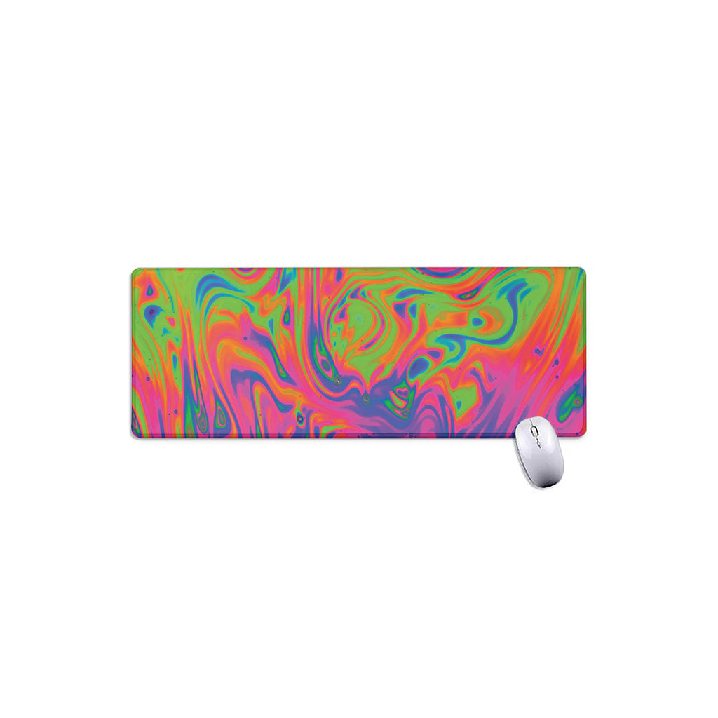 Psychedelic Bubble Print Extended Mouse Pad