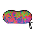 Psychedelic Bubble Print Glasses Case
