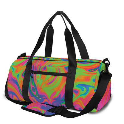 Psychedelic Bubble Print Gym Bag