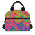 Psychedelic Bubble Print Insulated Lunch Bag