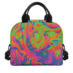 Psychedelic Bubble Print Insulated Lunch Bag