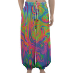 Psychedelic Bubble Print Lantern Pants