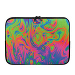 Psychedelic Bubble Print Laptop Sleeve