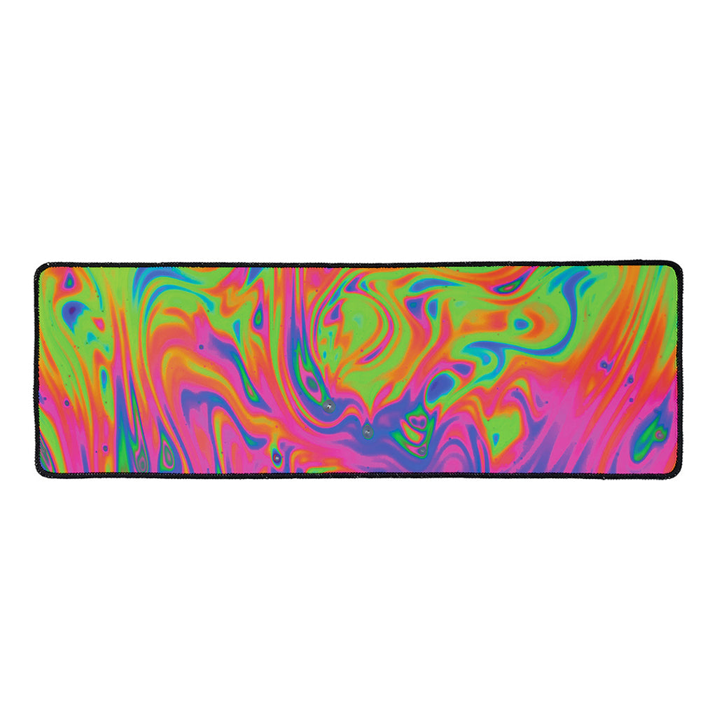 Psychedelic Bubble Print Long Kitchen Mat