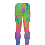 Psychedelic Bubble Print Men's leggings