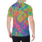 Psychedelic Bubble Print Men's Shirt