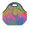 Psychedelic Bubble Print Neoprene Lunch Bag