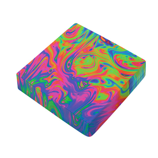 Psychedelic Bubble Print Outdoor Seat Cushion Cover