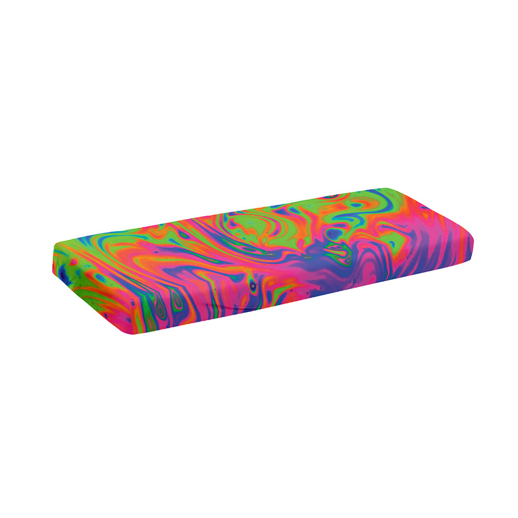 Psychedelic Bubble Print Piano Keyboard Cover