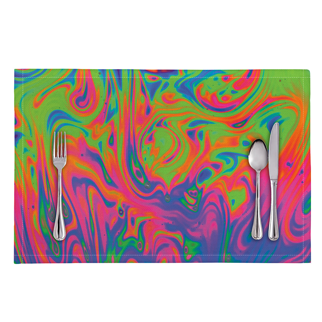 Psychedelic Bubble Print Placemat