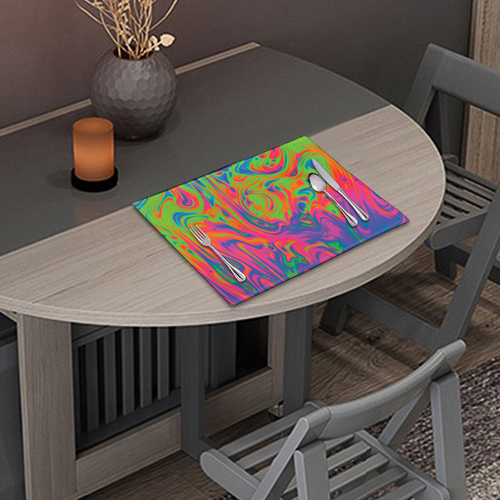 Psychedelic Bubble Print Placemat