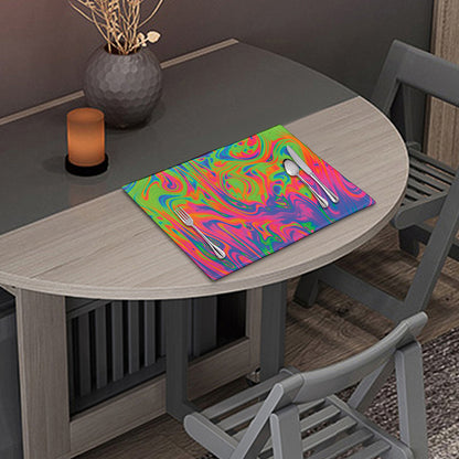 Psychedelic Bubble Print Placemat