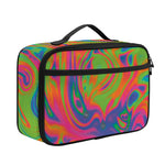 Psychedelic Bubble Print Portable Lunch Bag