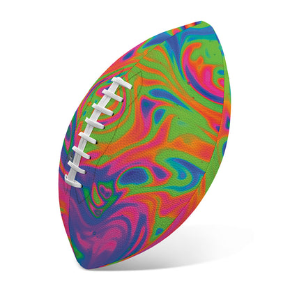 Psychedelic Bubble Print Rugby Ball
