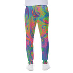 Psychedelic Bubble Print Scuba Joggers