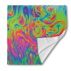 Psychedelic Bubble Print Silk Bandana