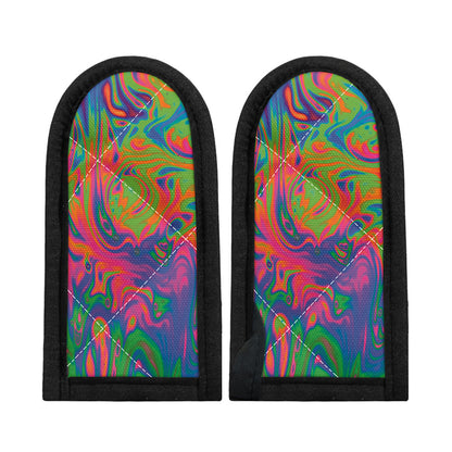 Psychedelic Bubble Print Skillet Handle Cover